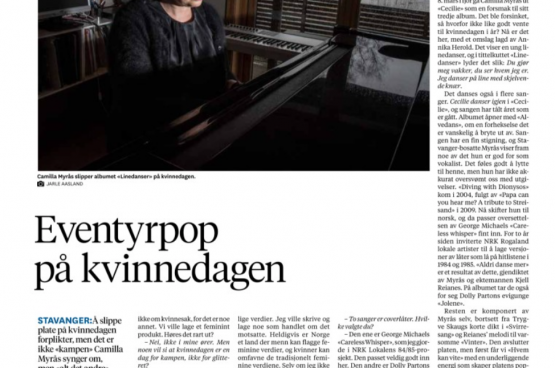 Anmeldelse av Linedanser - Stavanger Aftenblad